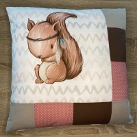 Coussin décoration : Ecureuil