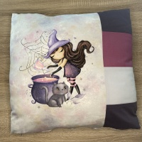 Coussin décoration : Sorcière